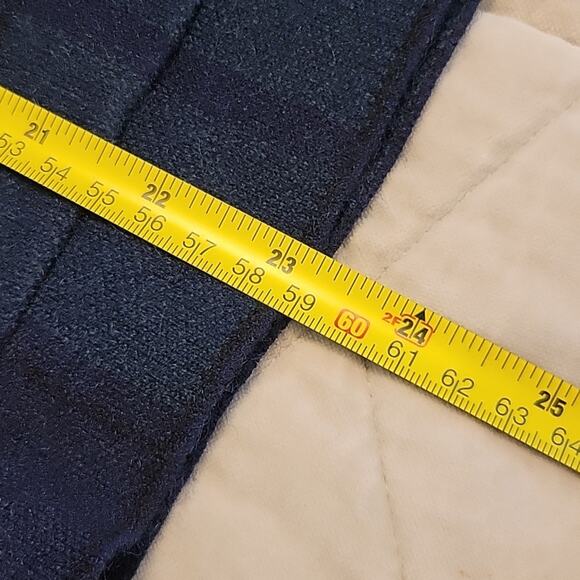 Tahari 3 Button Blazer Jacket Women's M Blue Green Plaid Academia Career Preppy - Picture 9 of 9